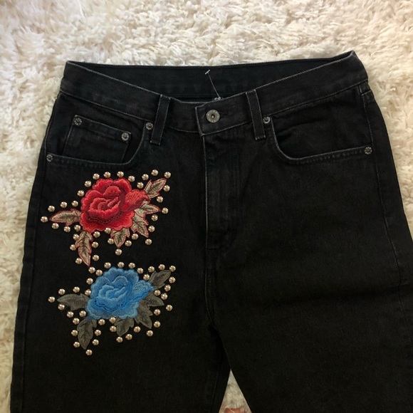 LF Rose Studded Boyfriend Jeans - Picture 2 of 4